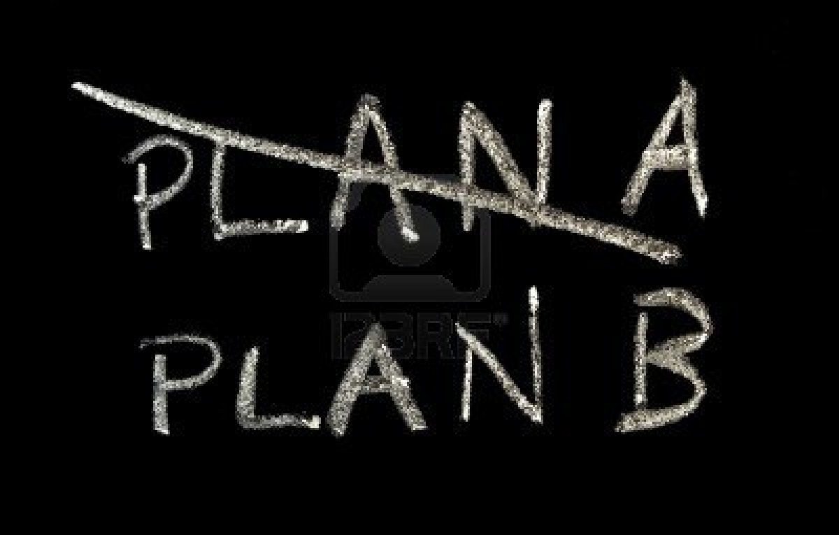6081060-plan-a-and-plan-b-on-a-blackboard
